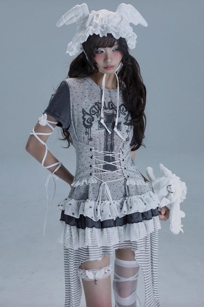 Tear Garden Lace Top