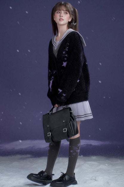 Oxygen Gray-Purple Sailor Dress