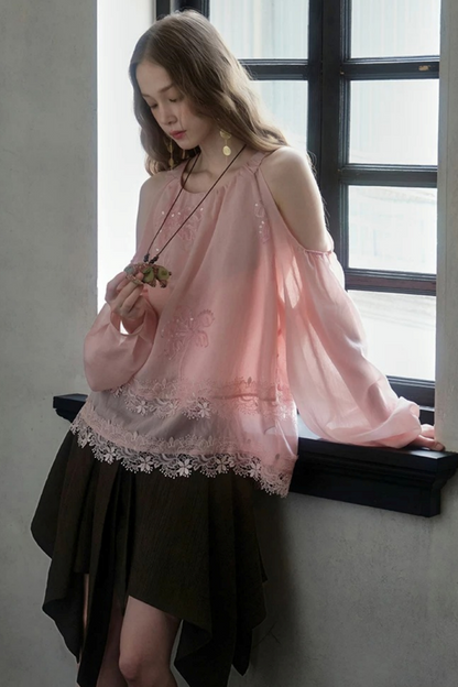 Frida Rose Lace Blouse
