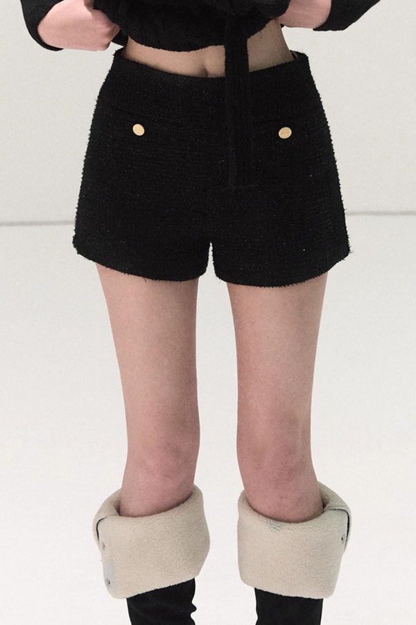 Tweed Wool Shorts