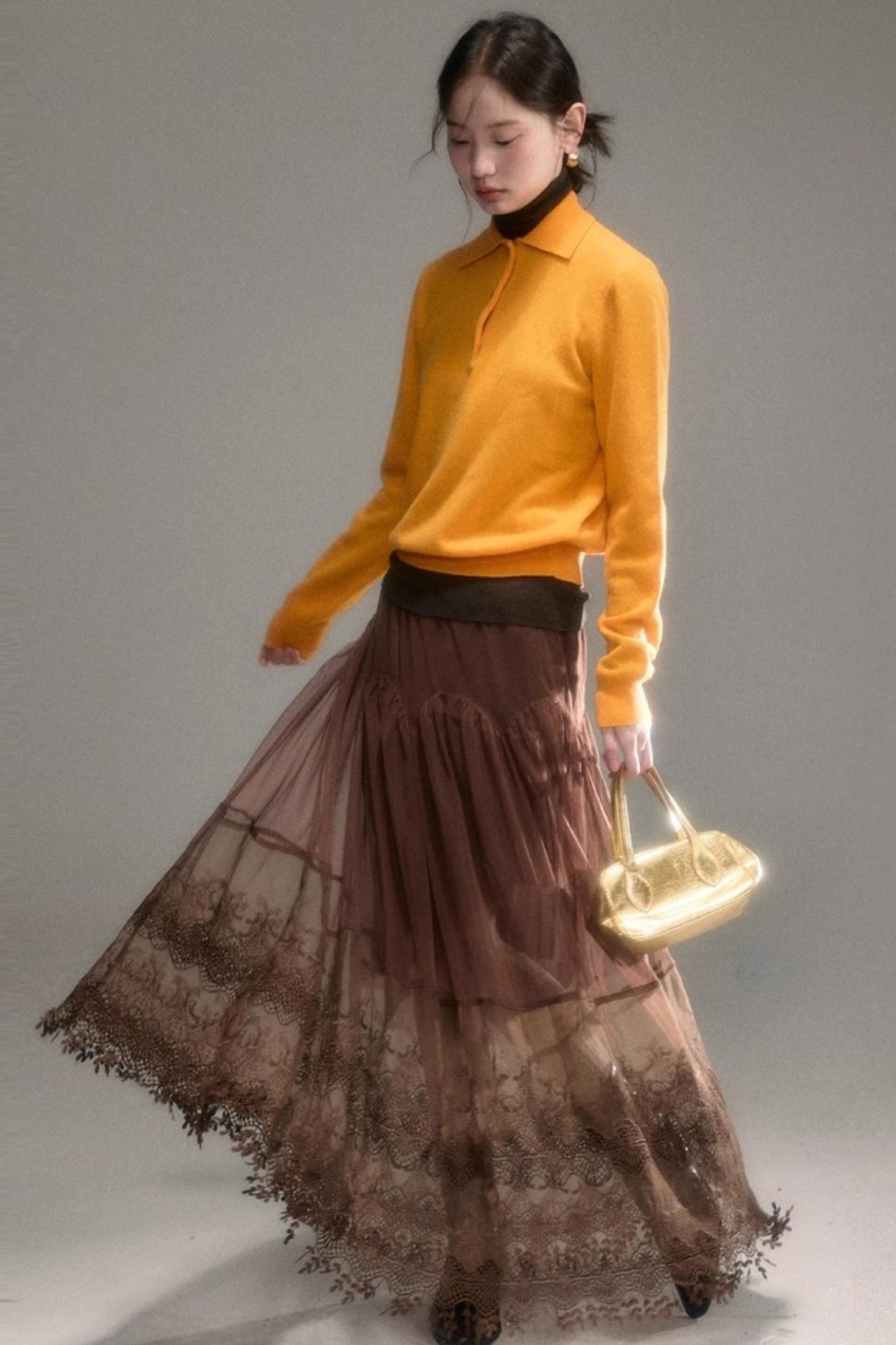 Niche Wool Polo Sweater