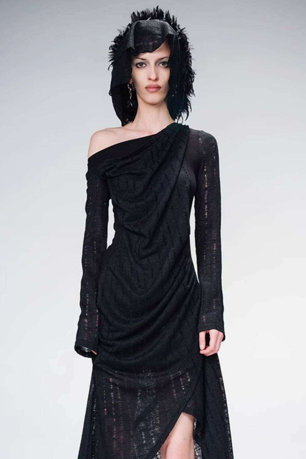 Mystic Dune Asymmetry Dress