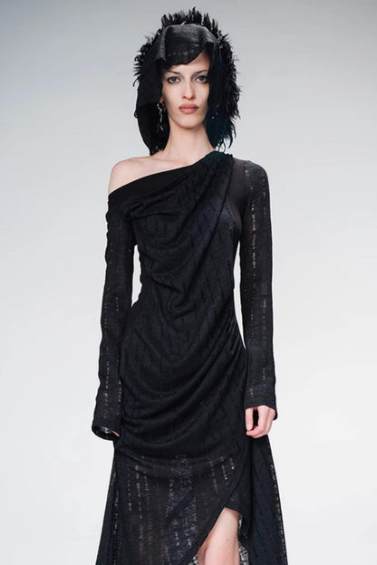 Mystic Dune Asymmetry Dress