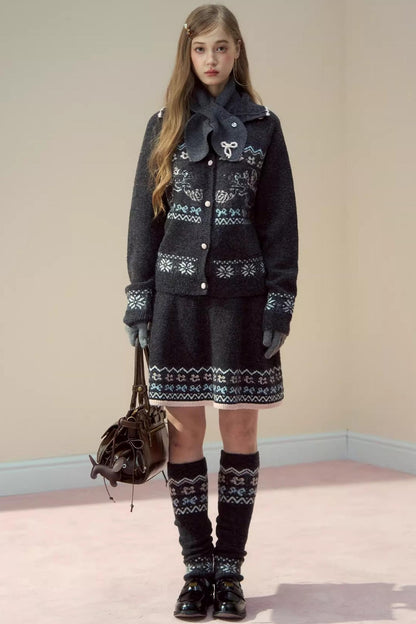 Knit Elegance Jacket Set-Up