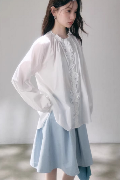 Jasmine Floral Lace Blouse