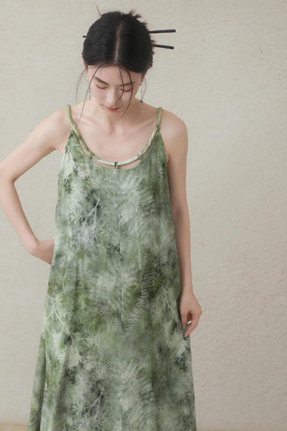 Summer Halter Dress With Beads