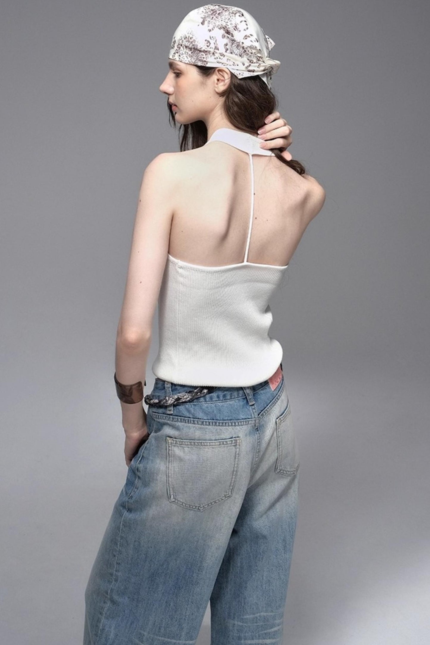 Classic Ripped Denim Jeans