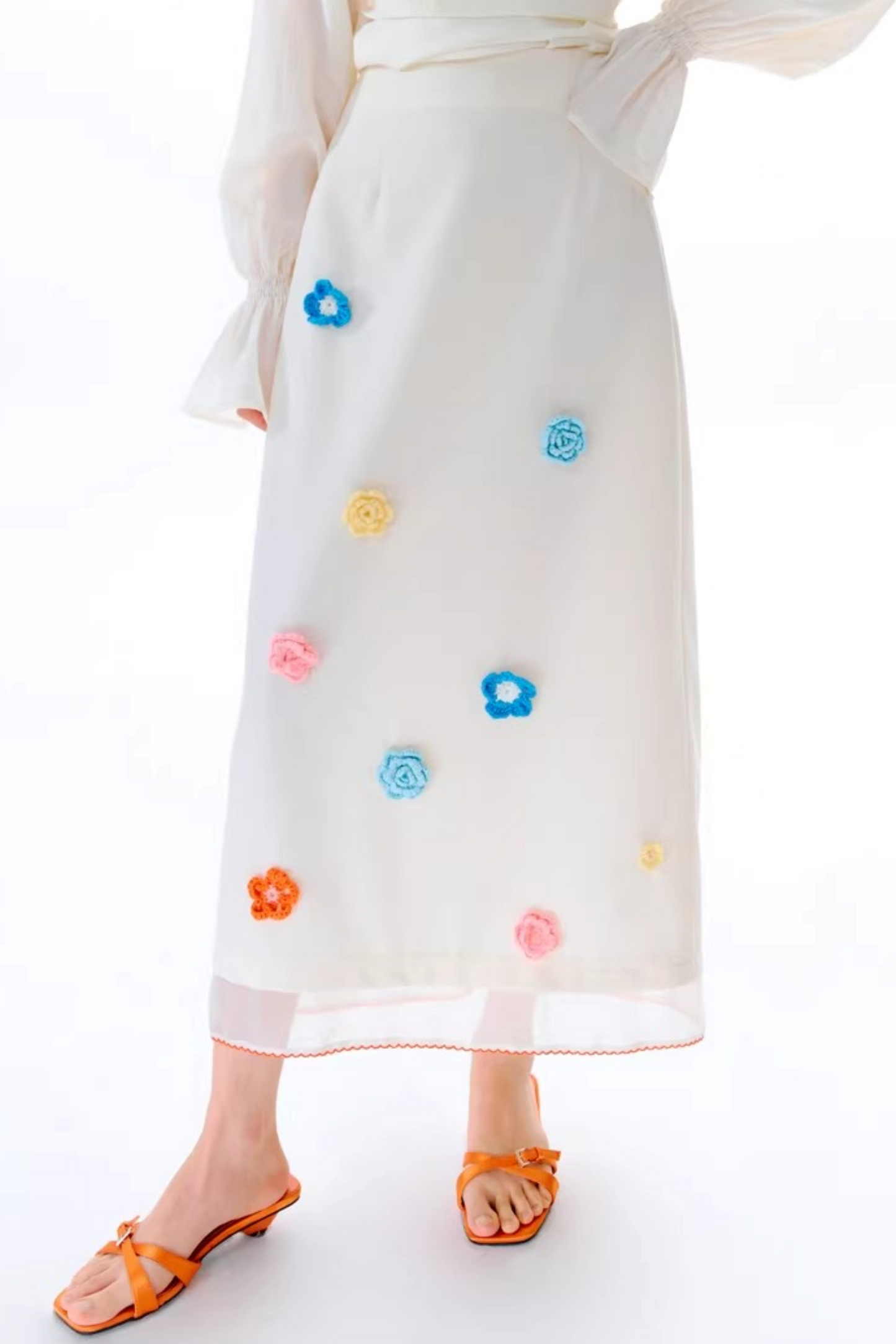 Dreidimensionaler Organza-Rock