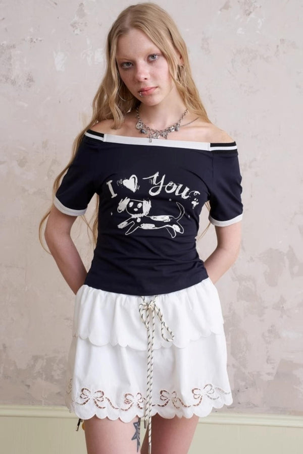 Slender Shoulder T-Shirt