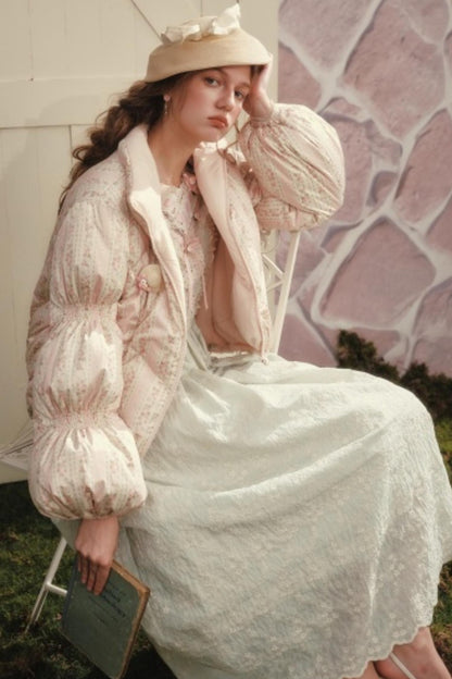 Lace Splicing Pastoral Dress