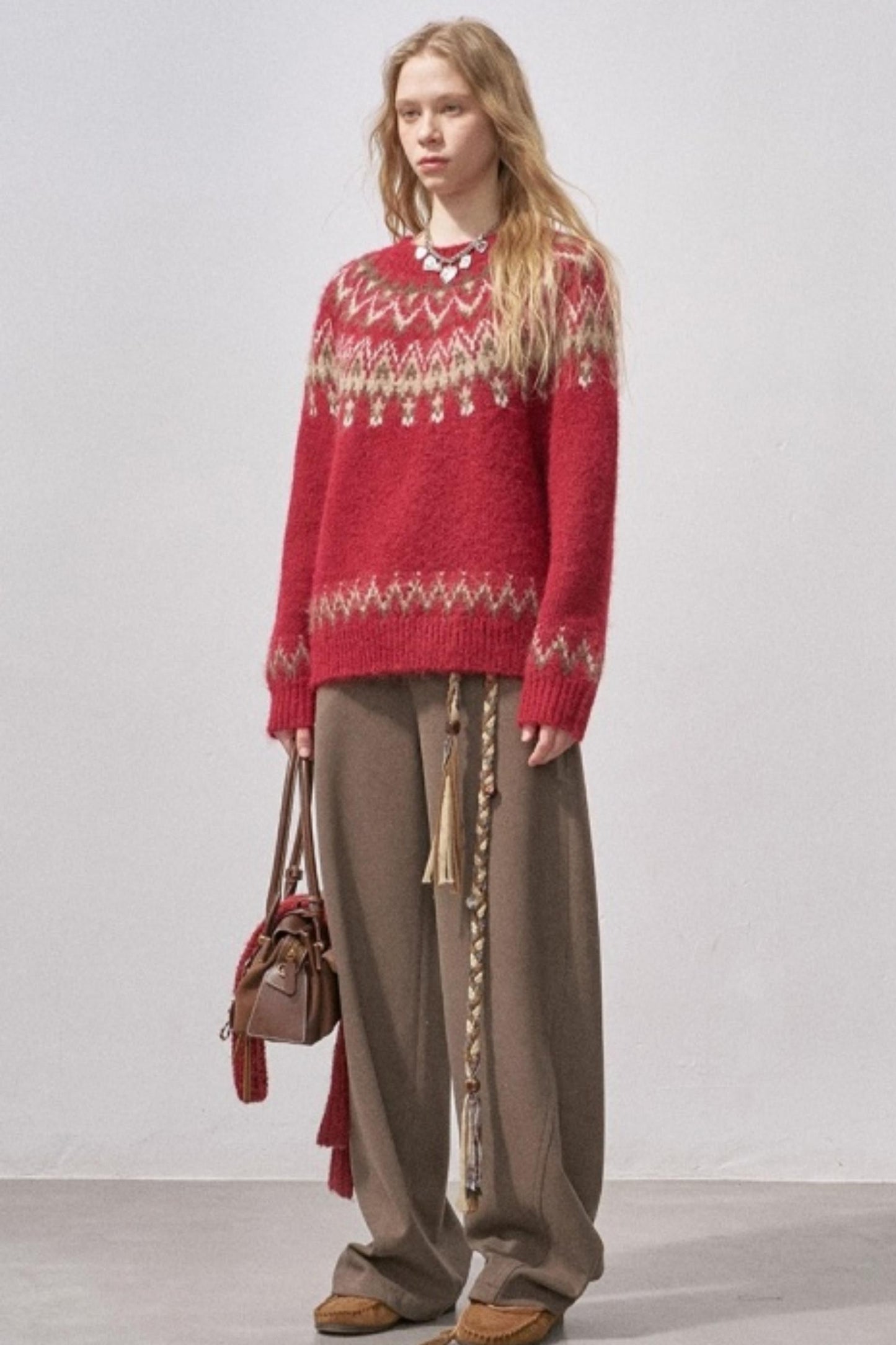 Fair Isle Knit Sweater