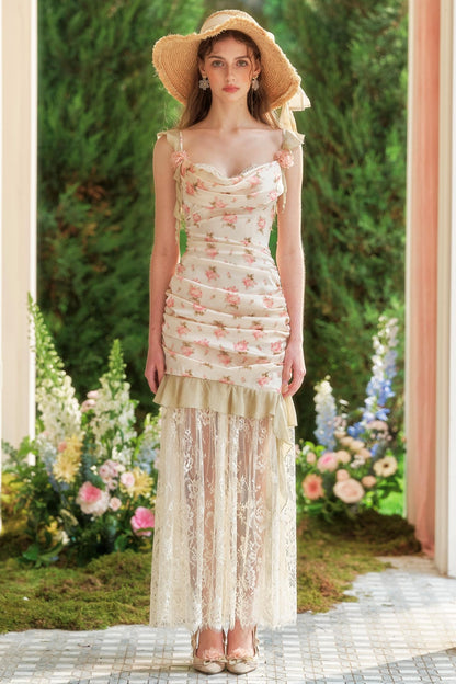 Summer Elegance Halter Dress