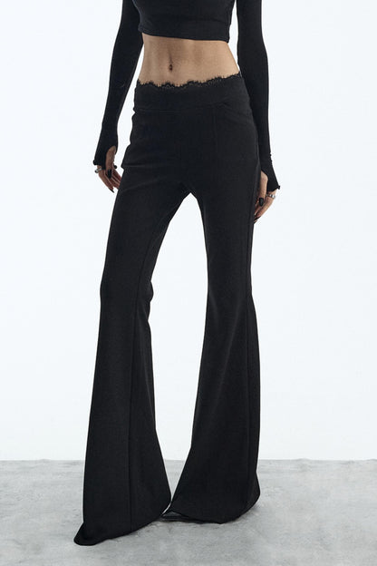 Black Flared Pants
