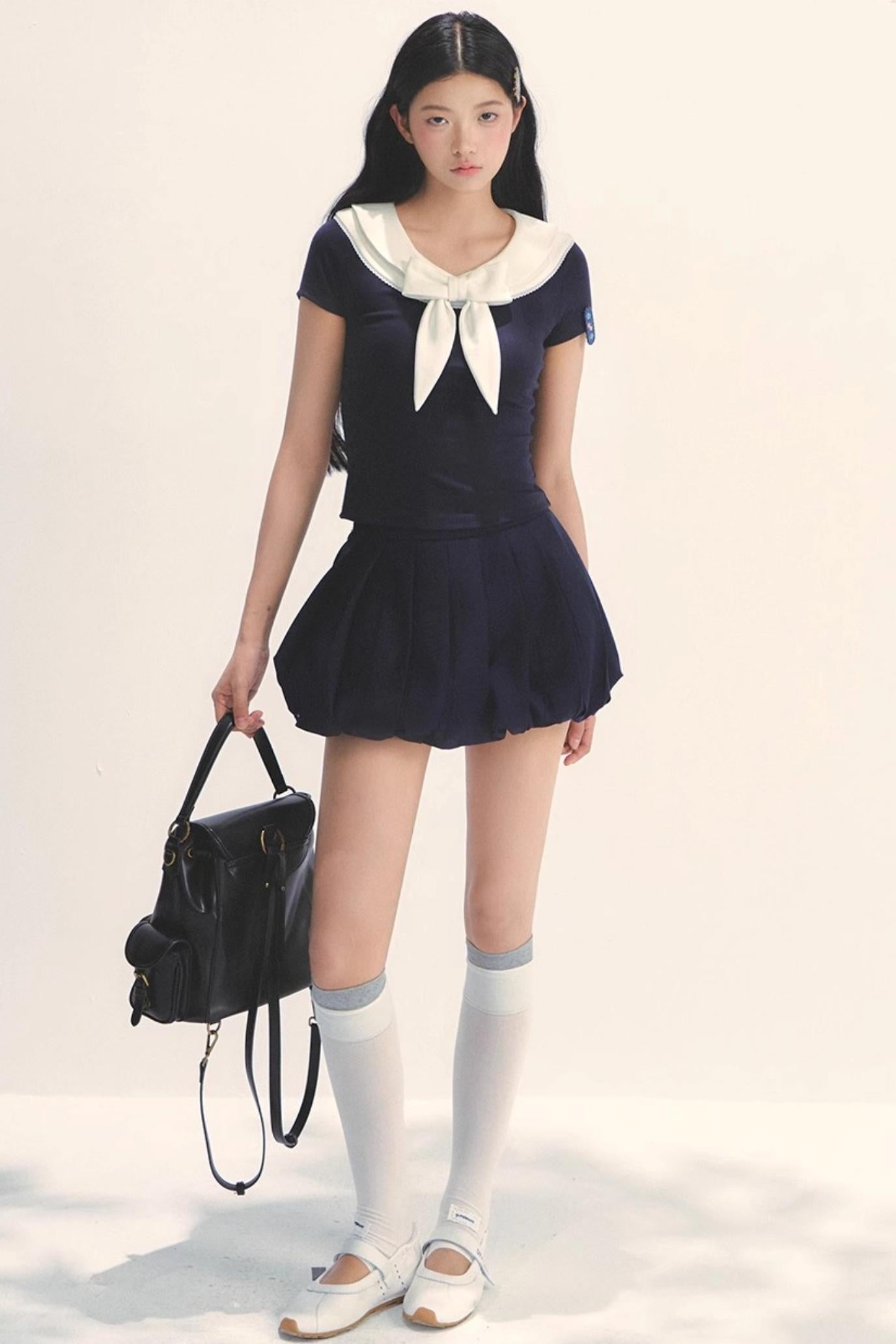 Sunset Pleated Skirt