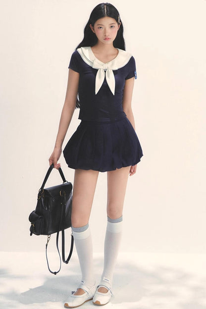 Sunset Pleated Skirt