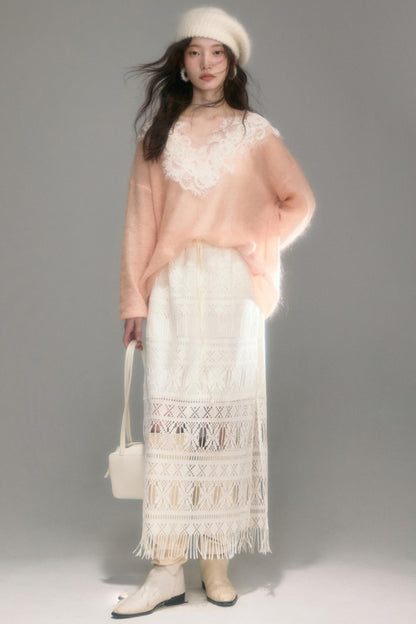 Original Monologue Fringe Skirt