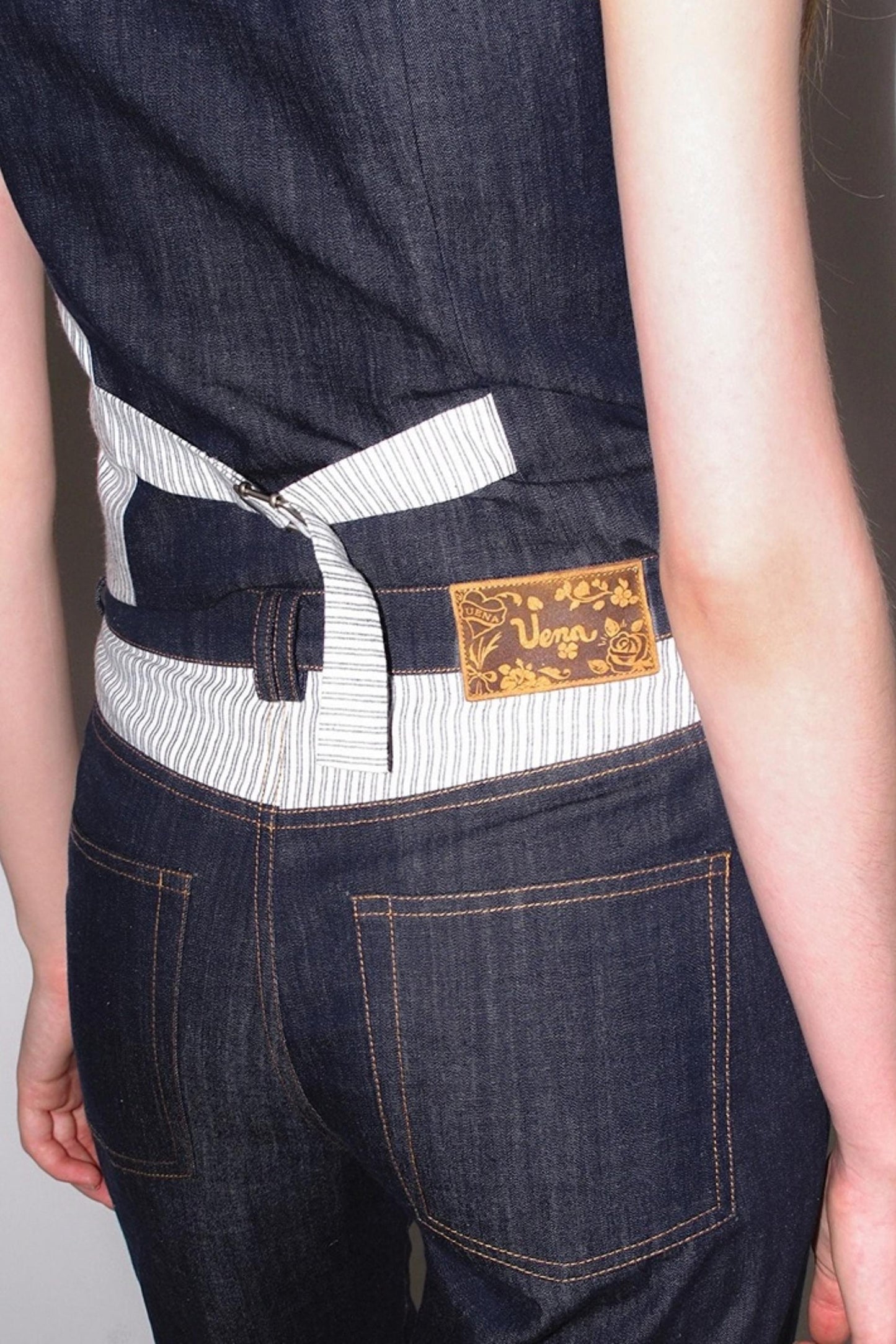 Washed Denim Pants Set-Up