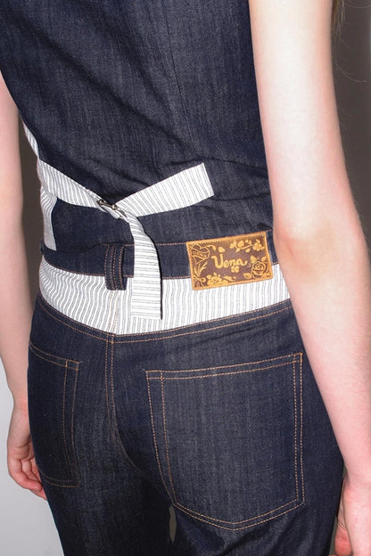 Washed Denim Pants Set-Up