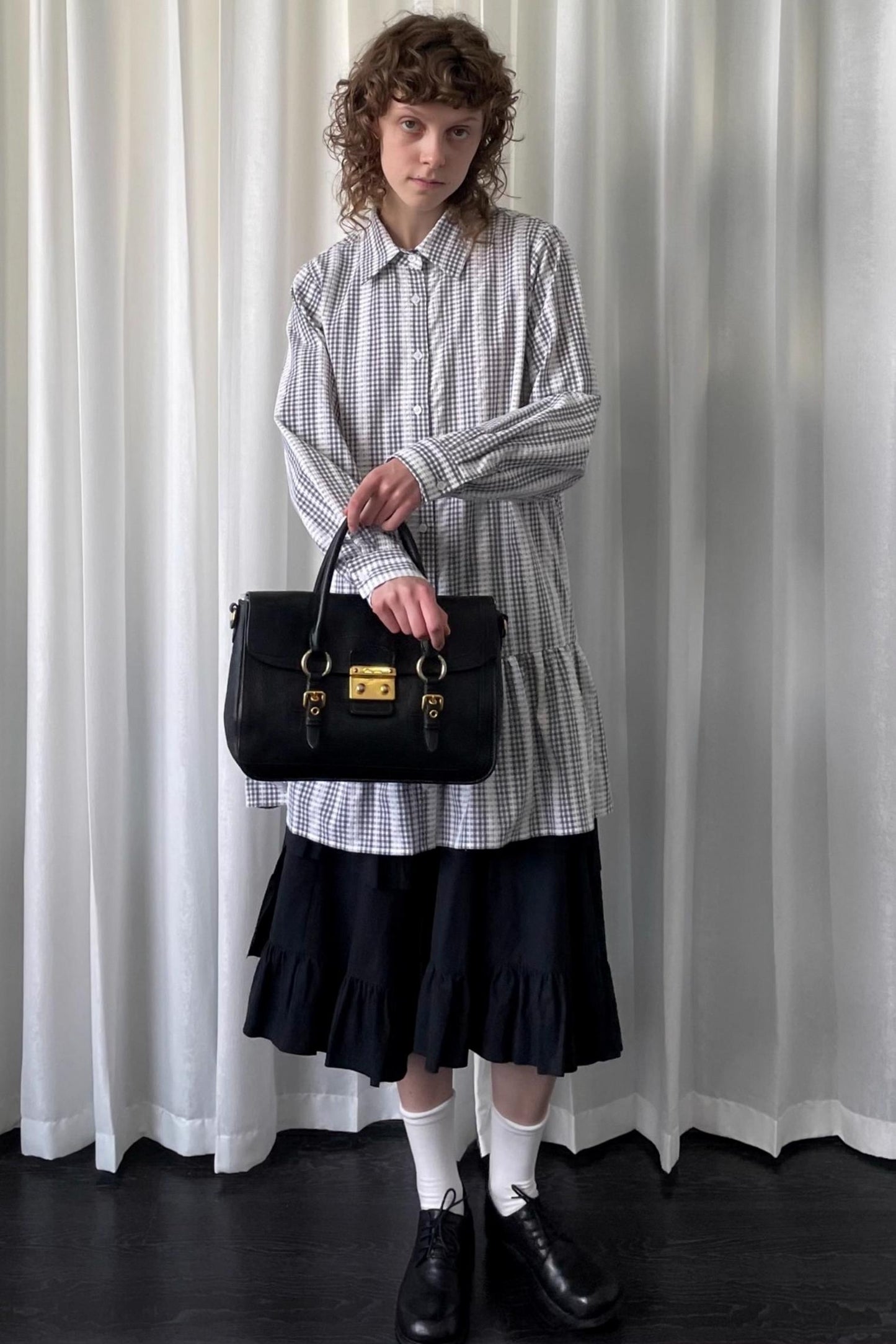 Loosestripe Long Sleeve Shirt Dress