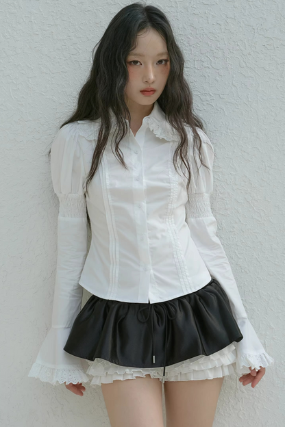 Lace Doll Collar Blouse