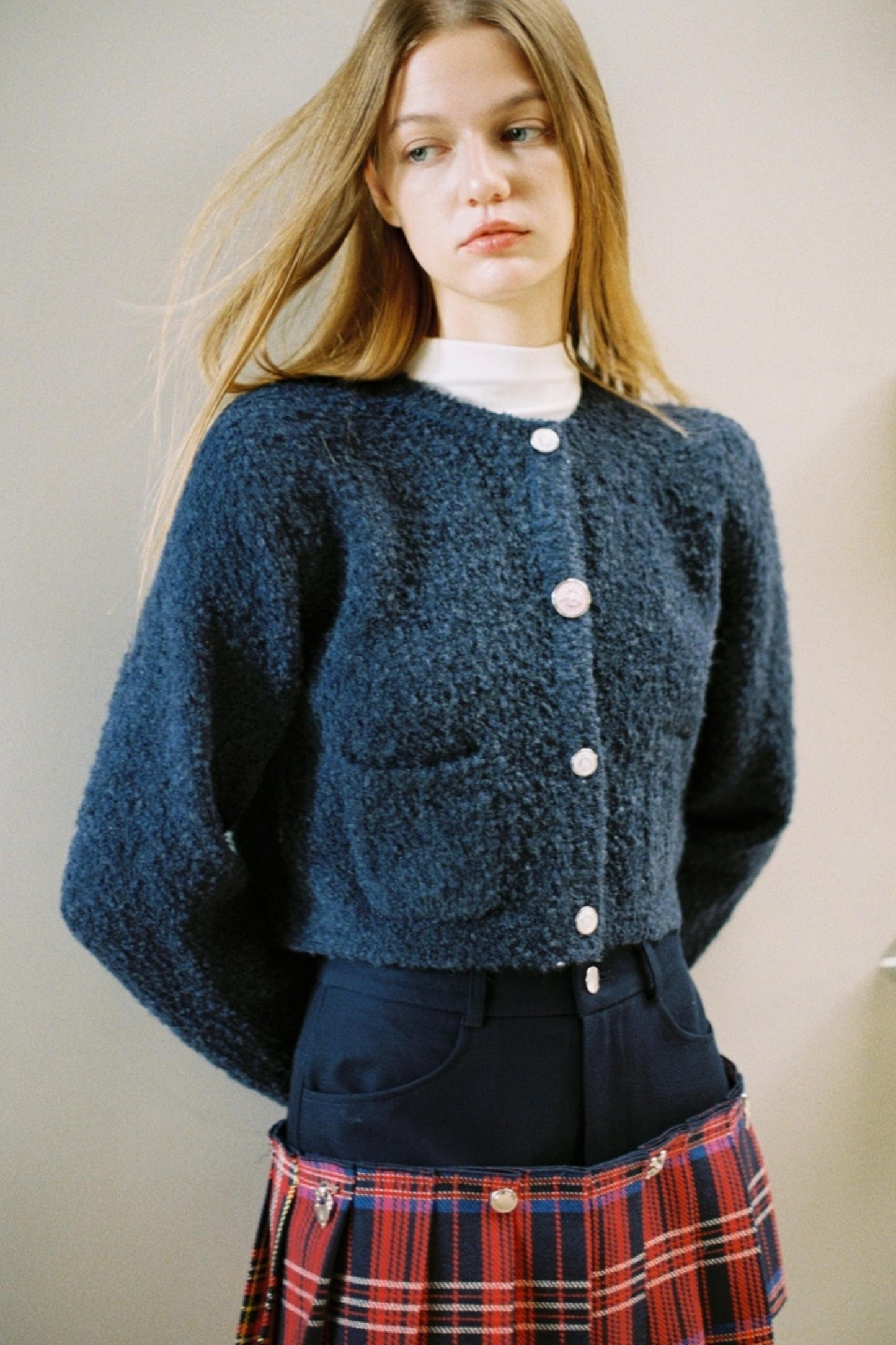 Frost Button Knit Cardigan