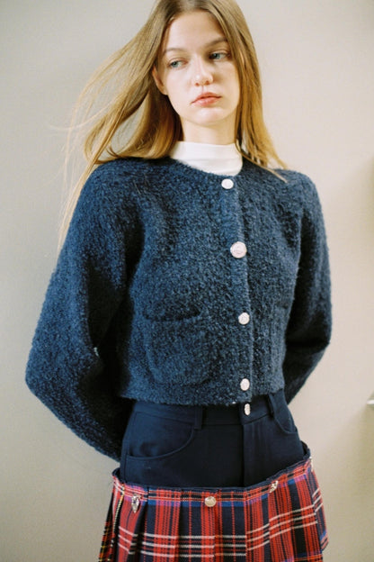 Frost Button Knit Cardigan