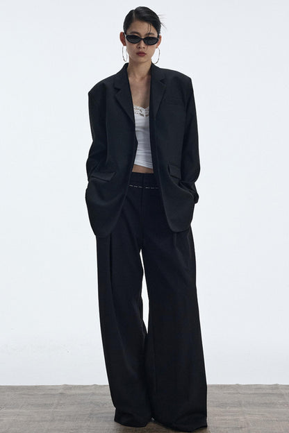 Autumn Black Trousers