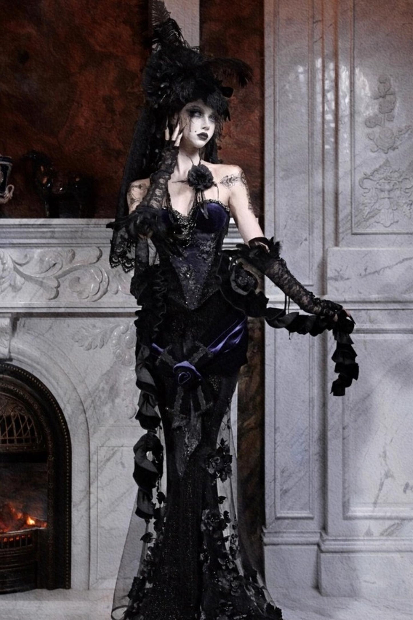 Velvet Diamond Corset