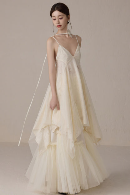 Spring-Summer Mesh Halter Dress