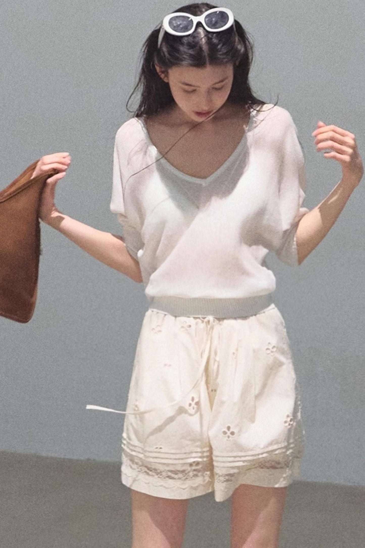 Summer Rome Cut-Out Shorts