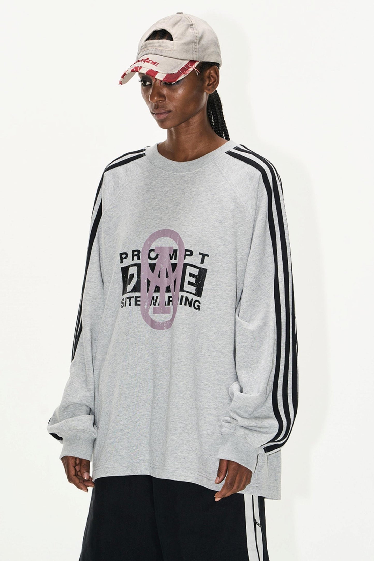 Flower Gray Clash Sweatshirt