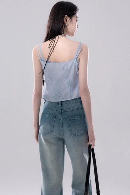 Floral Embroidered Cardigan Dress Set