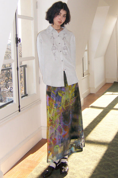 Dawn Dance Mesh Skirt