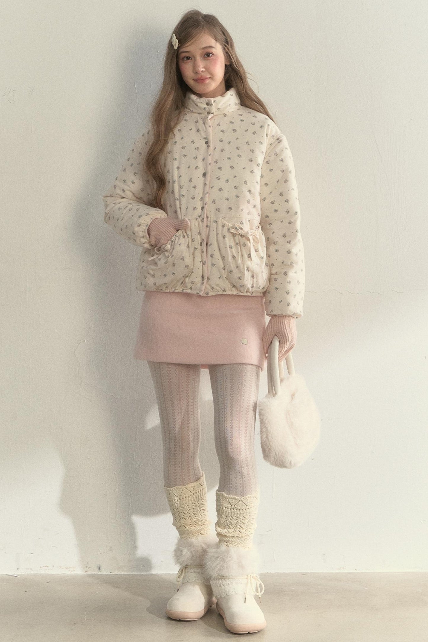 Sunset Floral Corduroy Jacket Set-Up