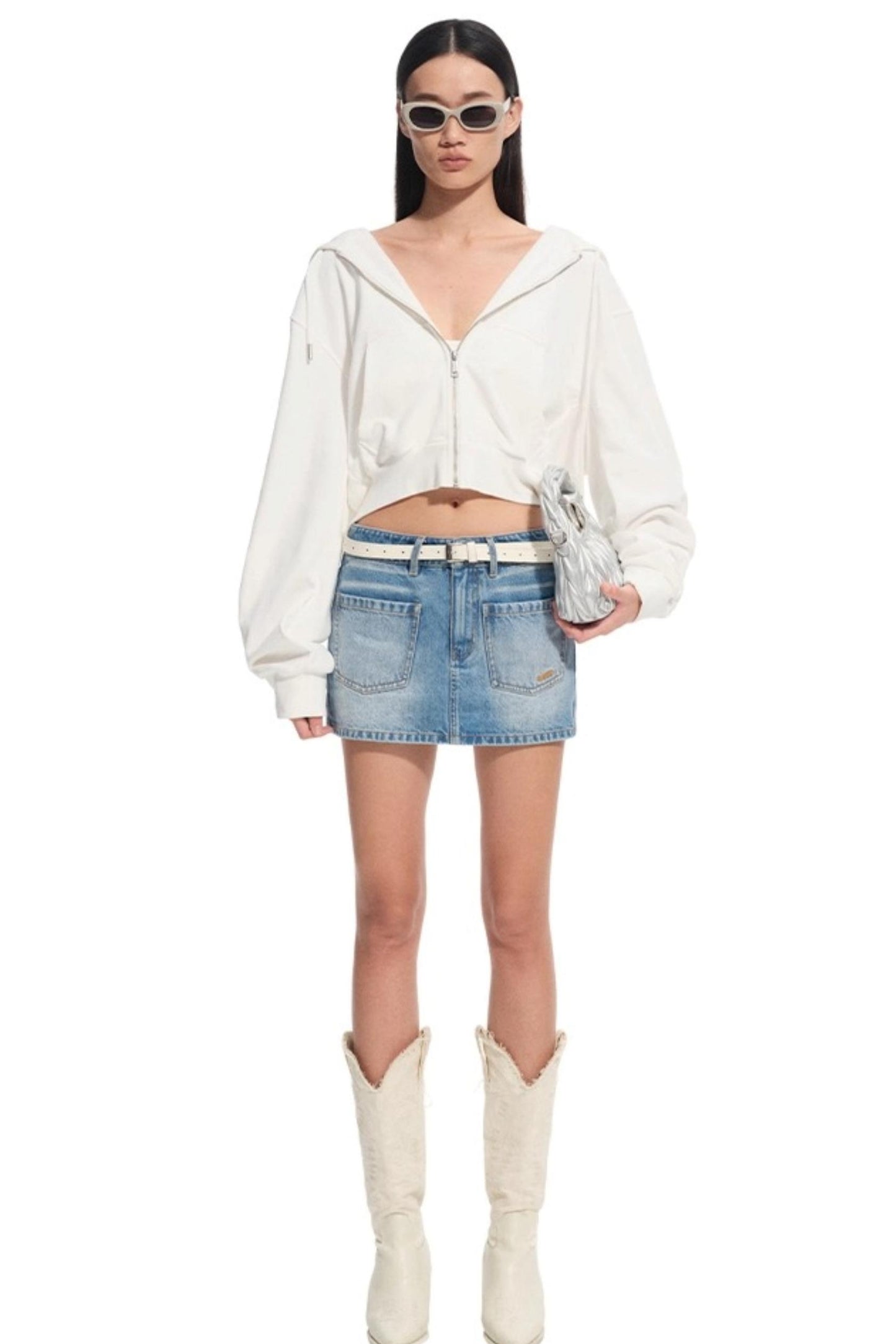 Volcano Hooded Denim Jacket