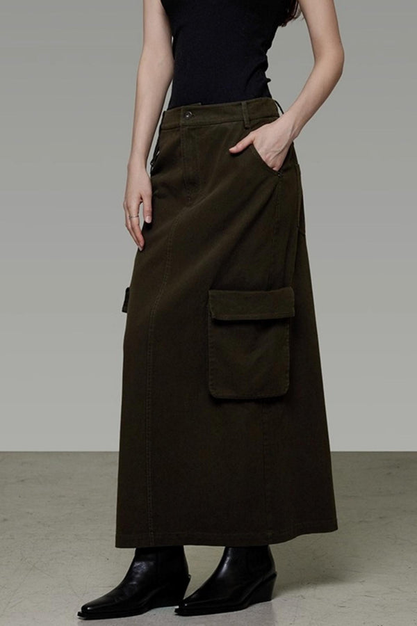 Vintage Cargo Silhouette Coat Set- Up