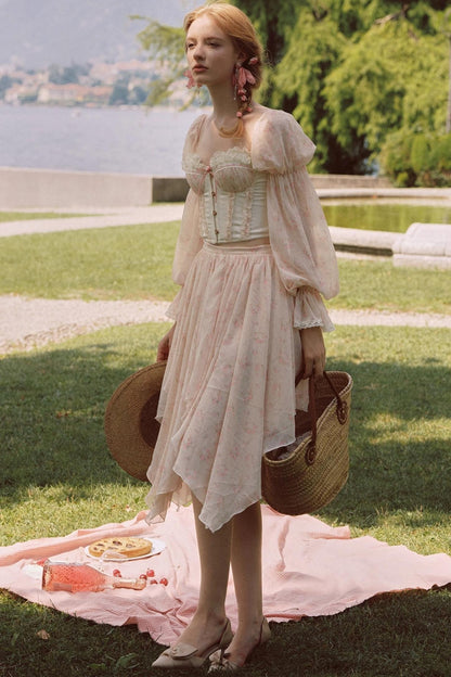 Autumn Jacquard Skirt