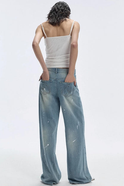 Summer Design Straight-Leg Pants
