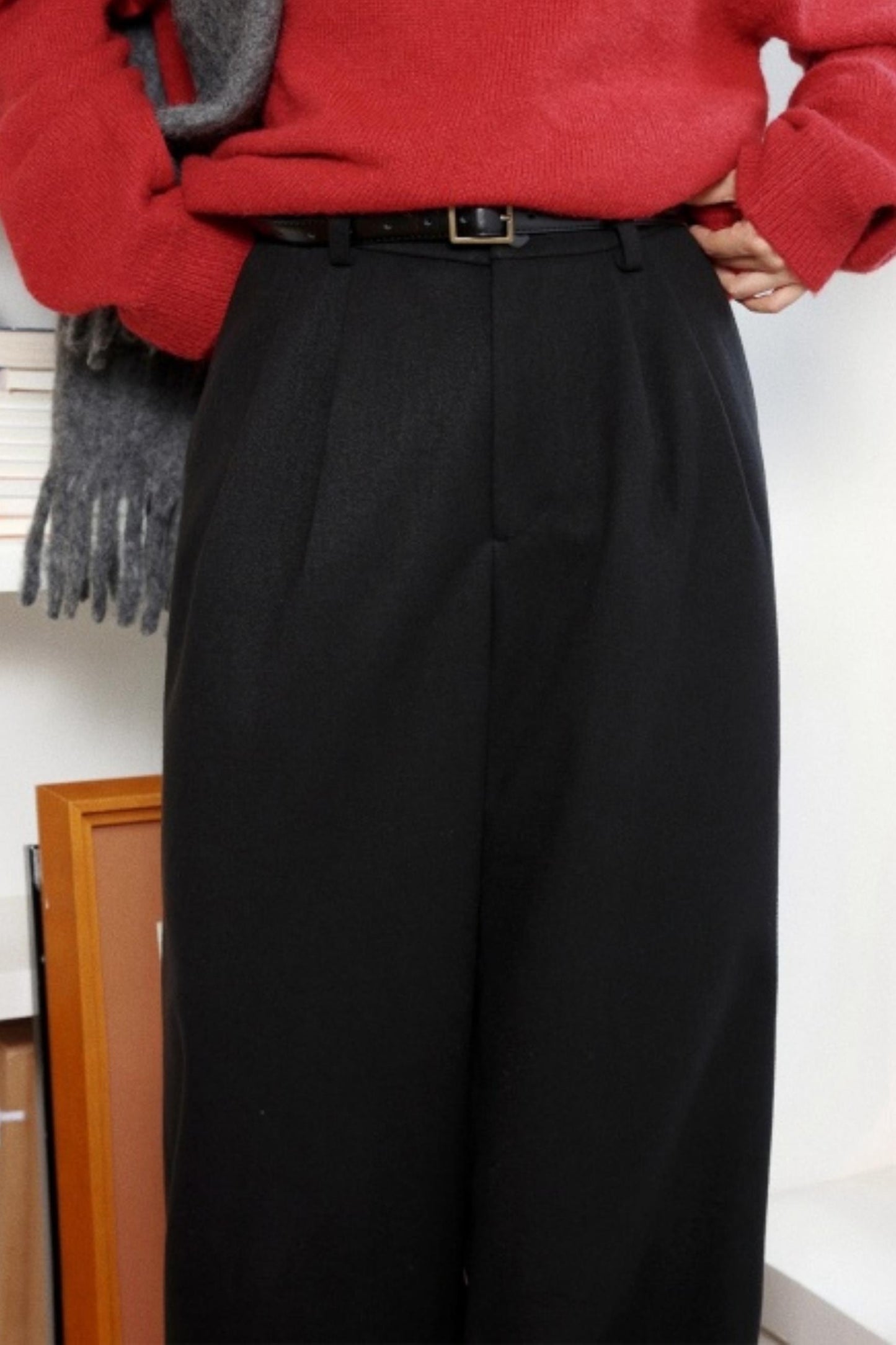 Black Sugar Wool Pants