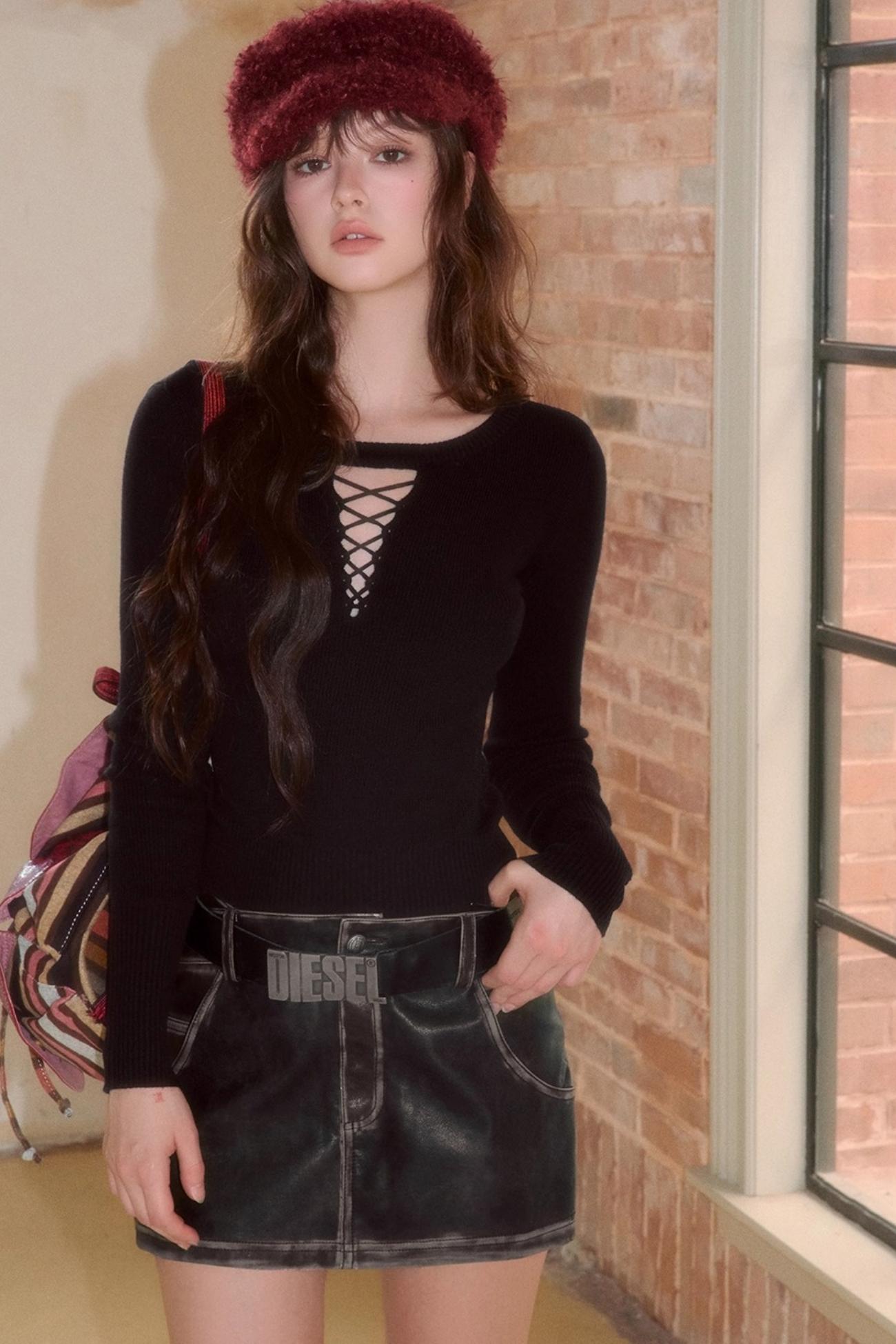 Retro Trendy Cool Short Skirt