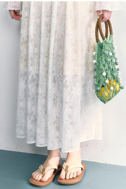 Lace Jacquard Dress Set-Up