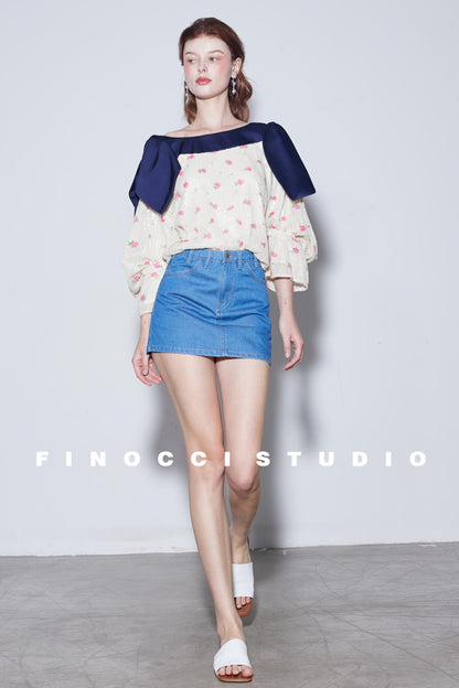 Sequin Rabbit Sleeve Shirt