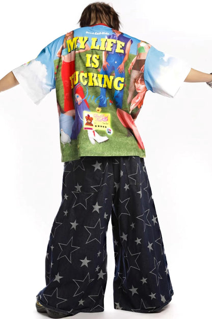 Subculture Bear Print T-Shirt