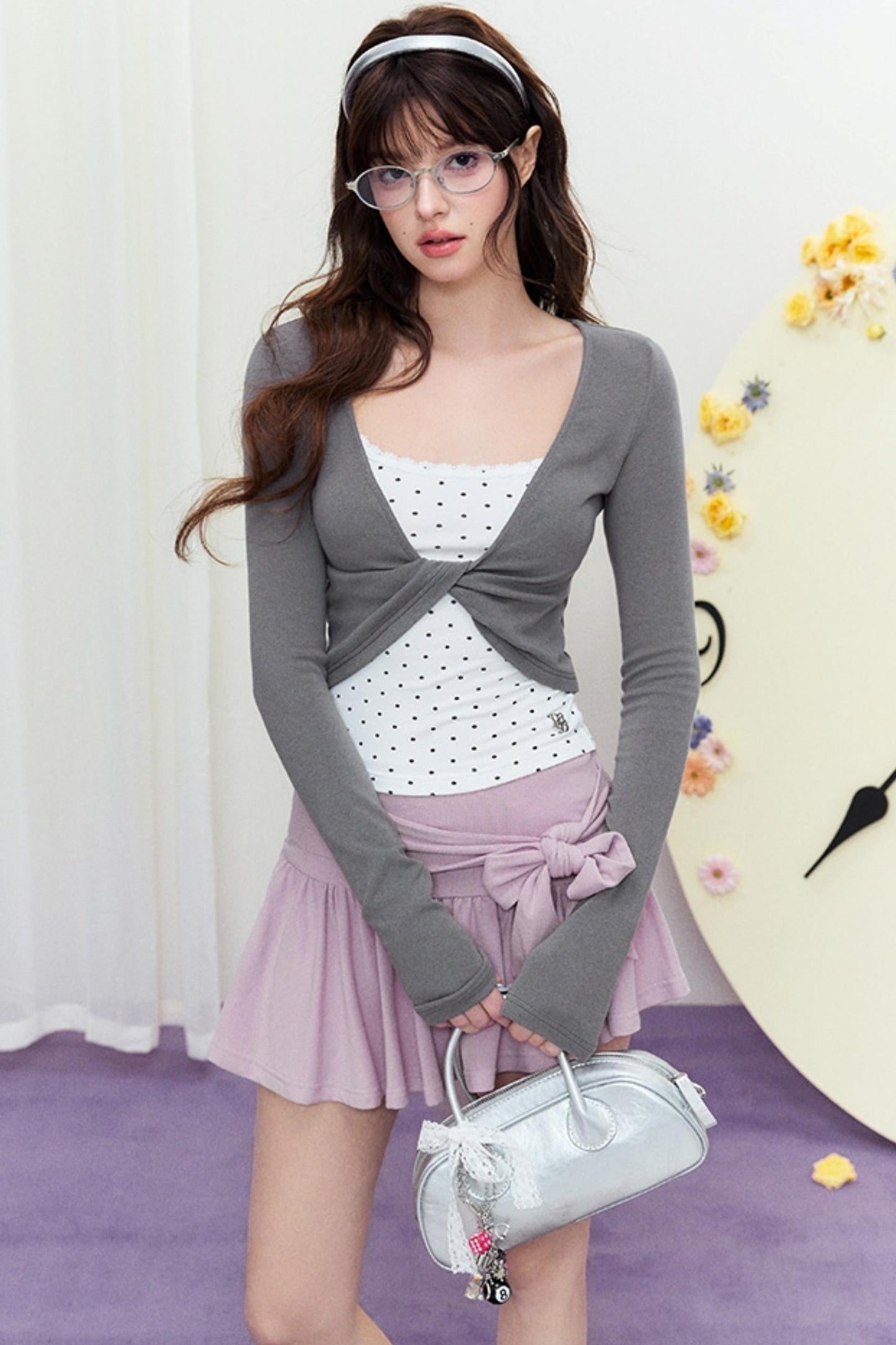 Spring FlareBowtie Skirt