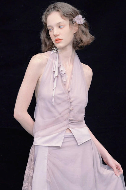 Mist Purple Halter Top