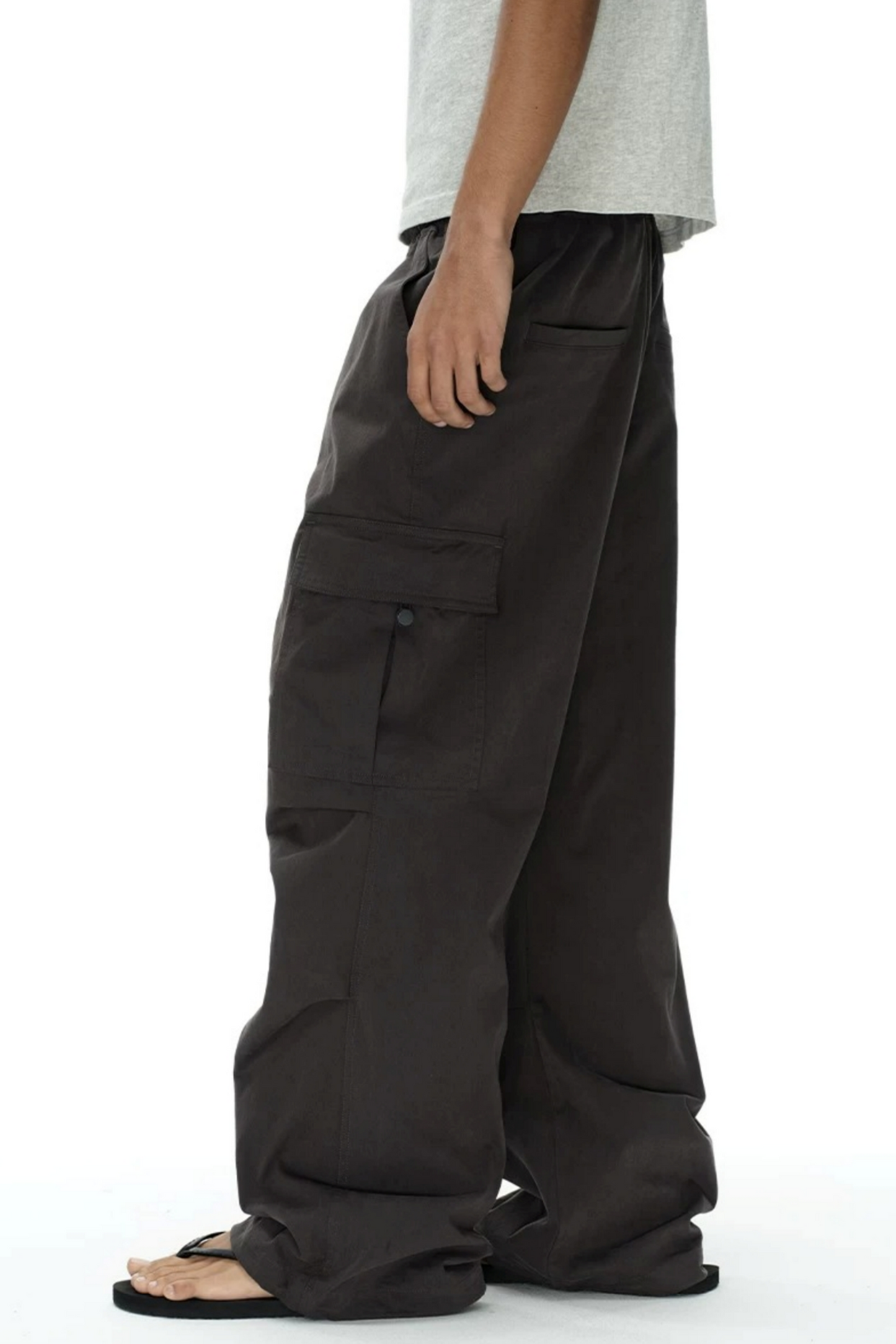 Plaid Pleated Workwear Pants