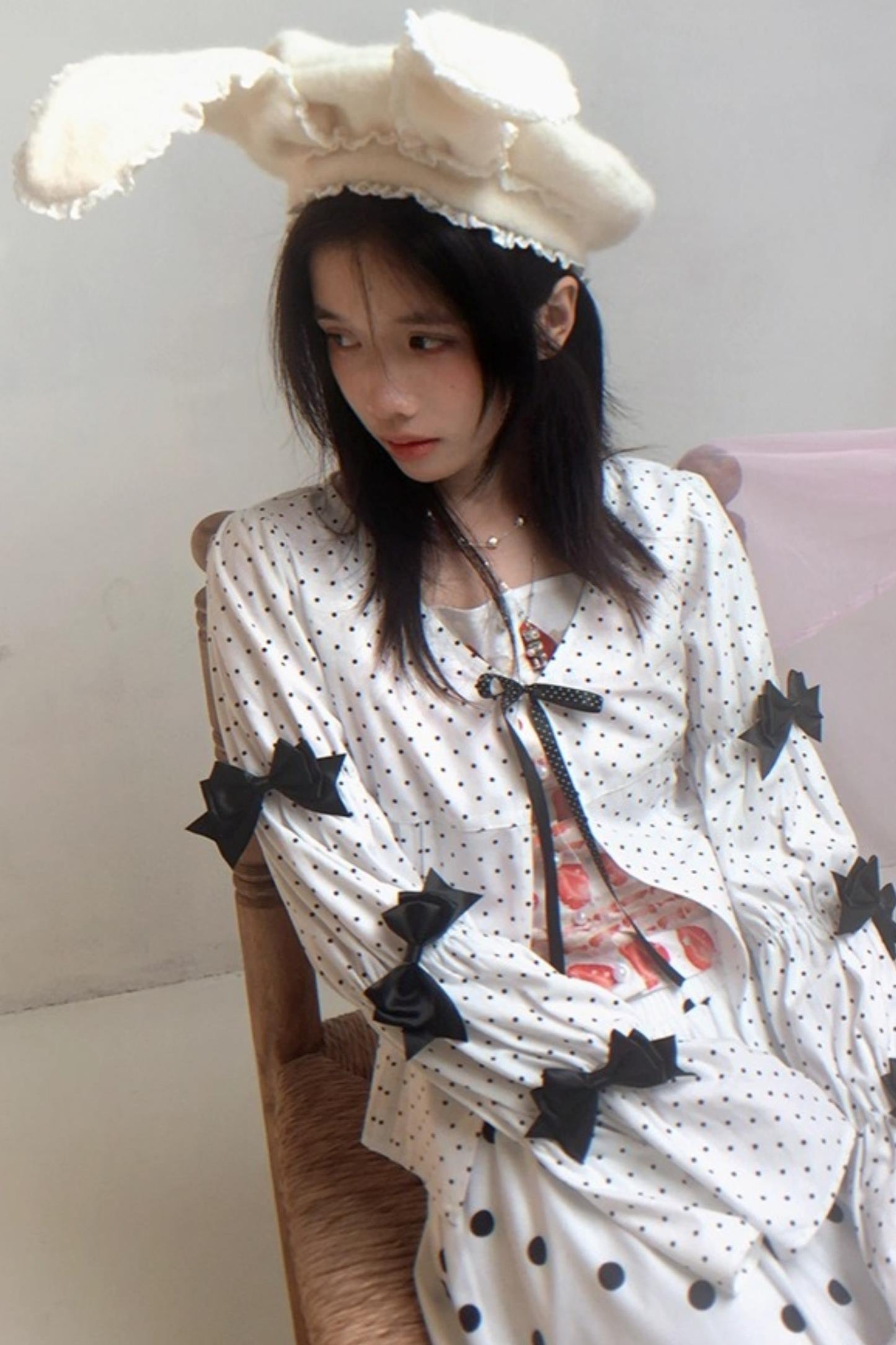 Institute Happy Birthday Lace Beret