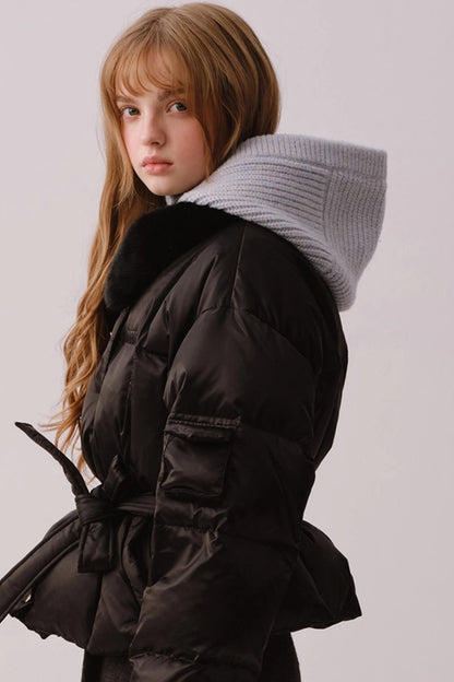 Sheep Wool Knit Balaclava