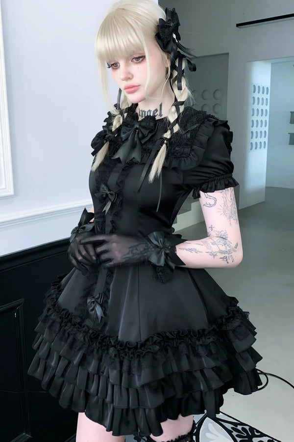 Satin Witch Dress