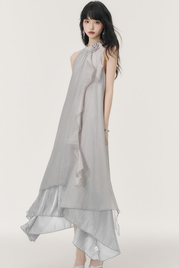 Irregular Sleeveless Summer Dress